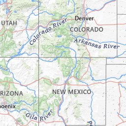 Map of the Pecos River in New Mexico showing the study area between