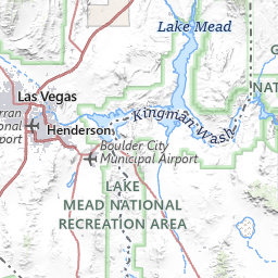 Surface Representing the Floor of Lake Mead and the surrounding