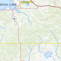 Gladwin County Michigan Map Aerial Photography Map Of Gladwin, MI