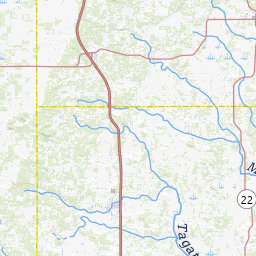 Waushara County Gis Map Map Of Reservoirs In Waushara County, Wisconsin Topo Zone