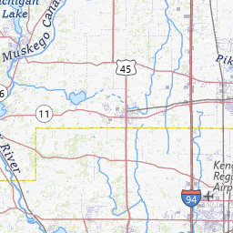 Kenosha County Interactive Mapping Kenosha County, Wisconsin Topograhic Maps By Topo Zone