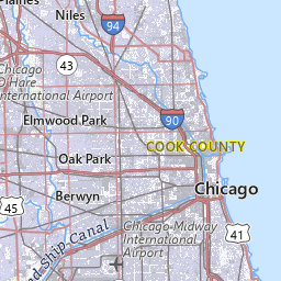 chicago zip code map pdf