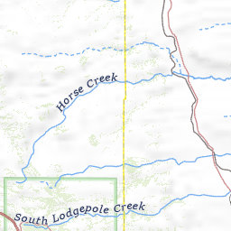 Laramie County Map Server Map Of Lakes In Laramie County, Wyoming Topo Zone