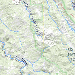 South Fork Eel River below Myers Flat (CEDEN-111SF0875) site