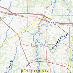 Jennings County Gis Map Map Of Cities In Jennings County, Indiana Topo Zone