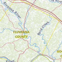 Fluvanna County Gis Map Map Of Cities In Fluvanna County, Virginia Topo Zone