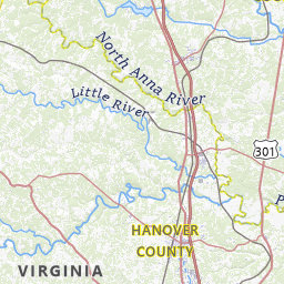 Goochland County Va Gis Map Of Cities In Goochland County, Virginia Topo Zone