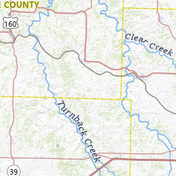 Lawrence County Mo Map Map Of Locales In Lawrence County, Missouri Topo Zone