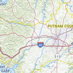 Smith County Tennessee Map Map Of Streams In Smith County, Tennessee Topo Zone