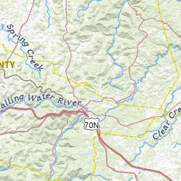 Jackson County Tennessee Map Jackson County, Tennessee Topograhic Maps By Topo Zone