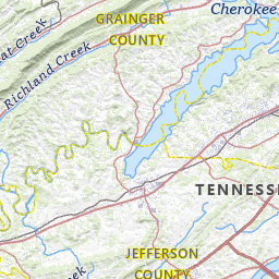Jefferson County Tn Gis Map Map Of Cities In Jefferson County, Tennessee Topo Zone