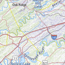 Loudon County Tn Map Loudon County, Tennessee Topograhic Maps By Topo Zone