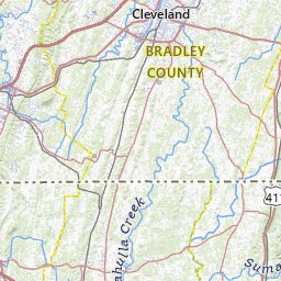 Catoosa County Gis Maps Catoosa County, Georgia Topograhic Maps By Topo Zone