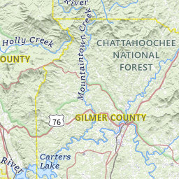 Gordon County Ga Map Gordon County, Georgia Topograhic Maps By Topo Zone