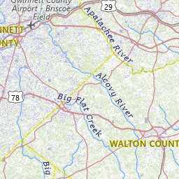 Walton County Ga Gis Interactive Map Walton County, Georgia Topograhic Maps By Topo Zone