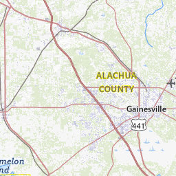 Gilchrist County Florida Topograhic - 277