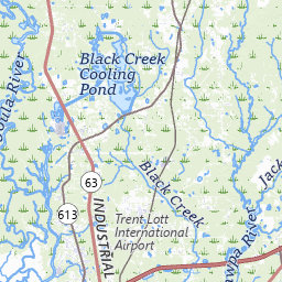 Bayou Cumbest Trib South of Orange Grove, MS - USGS Water Data for