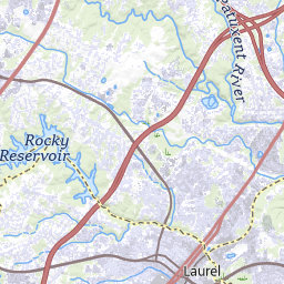 Laurel Md Zip Code Map Little Patuxent River At Laurel, Md - Usgs Water Data For The Nation