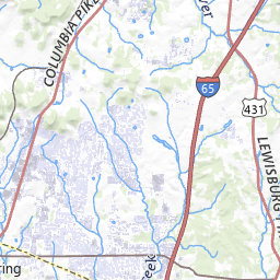 Spring Hill Tn Gis Mccutcheon Creek Near Spring Hill, Tn - Usgs Water Data For The Nation