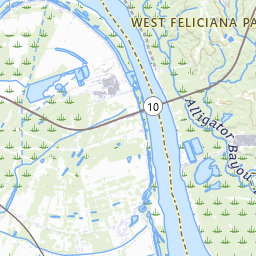West Feliciana Gis Map Alexander Ck Nr St. Francisville, La - Usgs Water Data For The Nation