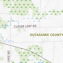 Outagamie County Map Wisconsin