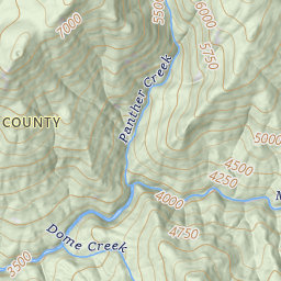 Giant Forest Loop Topographic Map hike near Lodgepole in Sequoia Kings Canyon National Park California