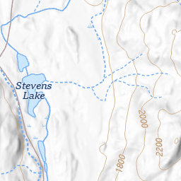 Cayuse Mountain Topo Map WA, Okanogan County (Enterprise Area)