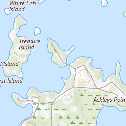 Treasure Island Topo Map MN, St. Louis County (Norwegian Bay Area)