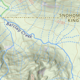 Grotto Mountain Topo Map WA, King County (Baring Area)