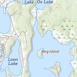 Ox Lake Topo Map MN, Crow Wing County (Cross Lake Area)