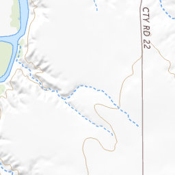 Grant Marsh Wildlife Management Area Fishing Access Site Topo Map 