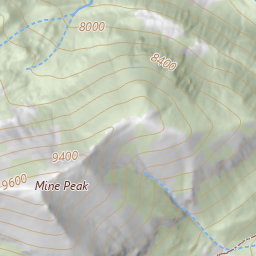 tobacco root mountains map Tobacco Root Mountains Topo Map MT, Madison County (Potosi Peak Area)
