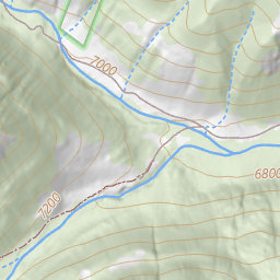 tobacco root mountains trail map Tobacco Root Mountains Topo Map MT, Madison County (Potosi Peak Area)