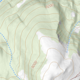 Tobacco Root Mountains Topo Map MT, Madison County (Potosi Peak Area)