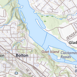 Upper Clackamas River Map
