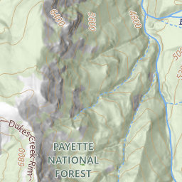 Cuddy Mountain Topo Map ID, Washington County (Cuddy Mountain Area)