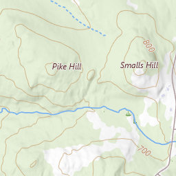 Clark Mountain Topo Map ME, York County (Cornish Area)