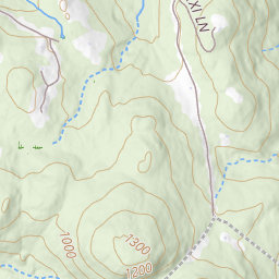 Clark Mountain Topo Map ME, York County (Cornish Area)