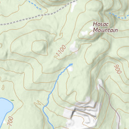 Clark Mountain Topo Map ME, York County (Cornish Area)