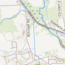 Chittenango Topo Map NY, Madison County (Canastota Area)