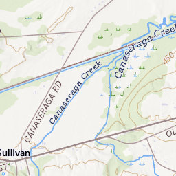 Chittenango Topo Map NY, Madison County (Canastota Area)
