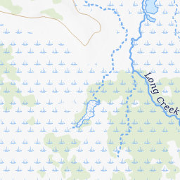 Dry Creek Topo Map OR, Lake County (Sycan Marsh West Area)