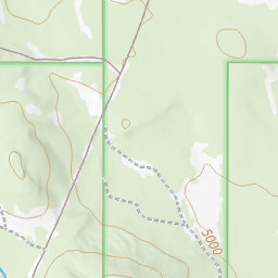 Dry Creek Topo Map OR, Lake County (Sycan Marsh West Area)