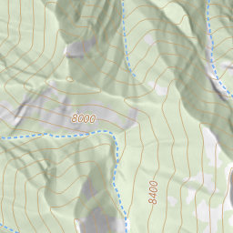 Salt River Range Topo Map WY, Lincoln County (Rock Lake Peak Area)