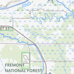 ZX Ranch Topo Map OR, Lake County (Paisley Area)