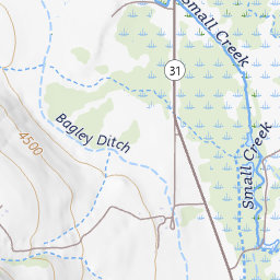 ZX Ranch Topo Map OR, Lake County (Paisley Area)
