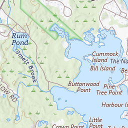 Gardner Island Topo Map RI, Washington County (Kingston Area)