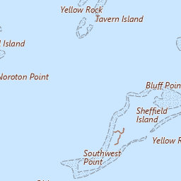 Bell Island Topo Map CT, Fairfield County (Norwalk South Area)