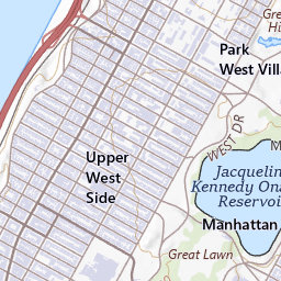 Upper West Side Central Park Map