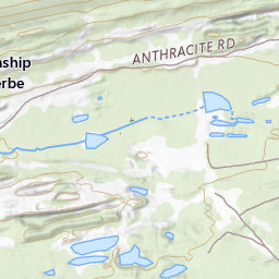 Big Mountain Topo Map PA, Northumberland County (Trevorton Area)